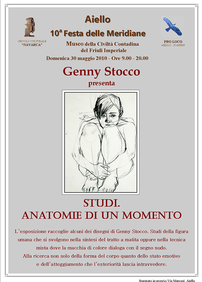 Mostra fotografica "Studi. ZAnatomie di un momento" di Genni Stocco nel contesto della Festa delle Meridiane 2010 ad Aiello del Friuli