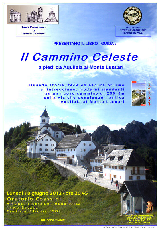 Iniziativa del 18 giugno 2012: Presentazione del libro-guida "Il Cammino Celeste"