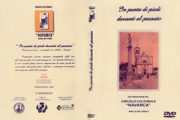 Opere del Circolo Navarca: copertina del DVD "In punta di piedi davanti al passato"