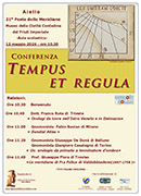 12 maggio: tempus et regula