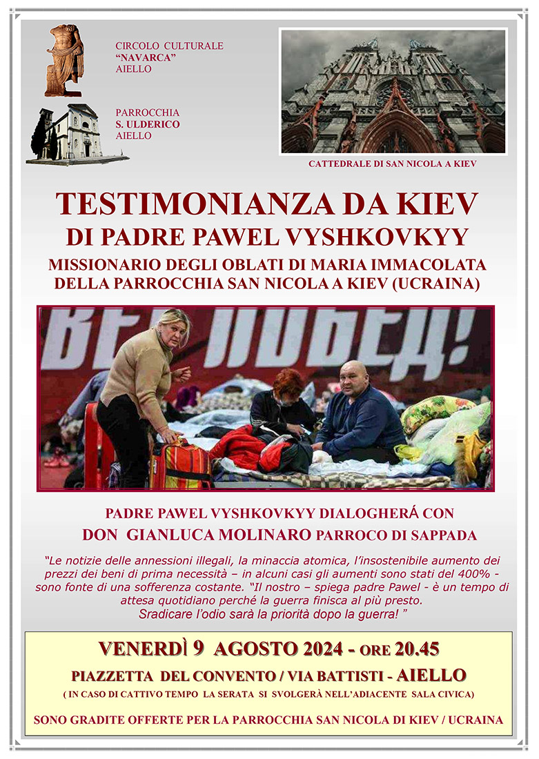 Iniziativa del 9 agosto: testimonianza da Kiev di padre Pawel Vyshkovkyy della parrocchia San Nicola di Kiev